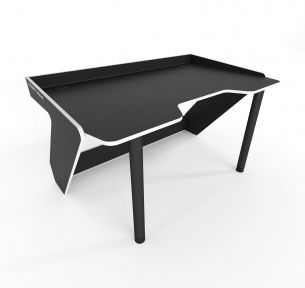 Стол компьютерный Comfy-Home Kronika черныйбелый