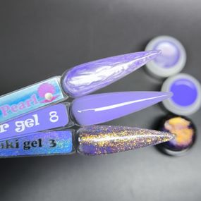 Микс гелей для наращивания ногтей №7 по 5мл (3шт)