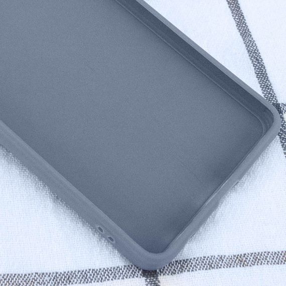 Силиконовый чехол Candy Full Camera для Xiaomi Poco F5 Pro Серый / Smoky Gray | Зображення 2