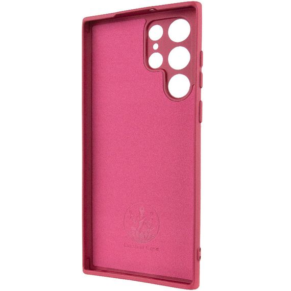 Чехол Silicone Cover Lakshmi Full Camera (A) для Samsung Galaxy S24 Ultra Бордовый / Marsala | Зображення 3