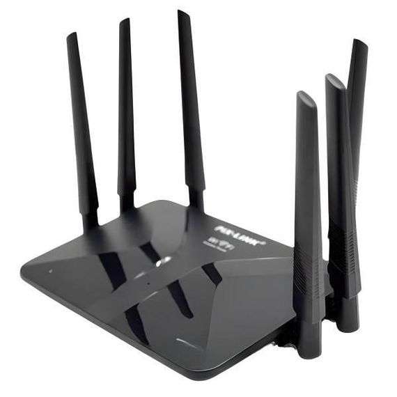 WiFi роутер PIX-LINK LV WR50Q 6 антен Чорний