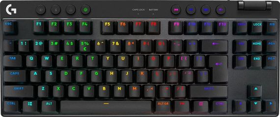 Клавіатура комп'ютерна бездротова Logitech G Pro X TKL LightSpeed ​​Black L920-012136 чорна