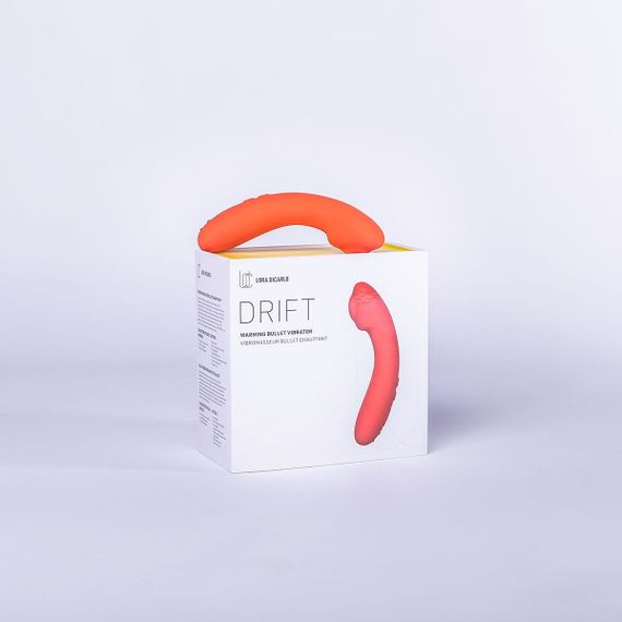 Міні-вібратор з підігрівом Drift, оранжевий Lora DiCarlo (США) Sex Aura | Зображення 5