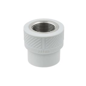 Муфта поліпропіленова PPR Raftec 32мм ВВ 3/4" RFC3201