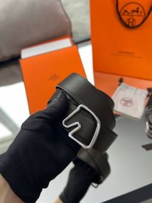 Ремінь Hermes Tete de Cheval двосторонній r158