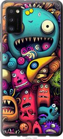 Чехол на Samsung Galaxy A41 A415F Cмешные монстры из пластика FCh_036823