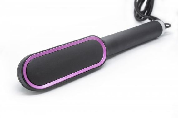 Розчіска – випрямляч Hair Straightener 909B для випрямлення волосся • Праска щітка з турмаліновим покриттям | Зображення 1