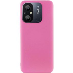 Чохол Candy Silicone для Xiaomi Redmi 12C колір Рожевий