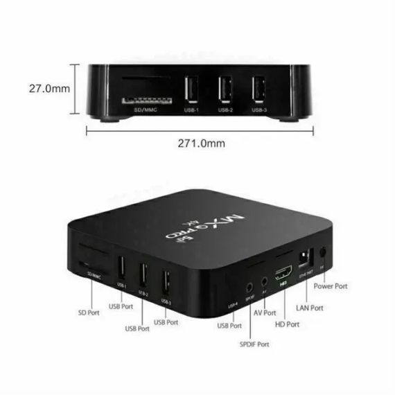 ТВ-приставка Smart TV Box MXQ Pro 4K 5G 4/32gb | Зображення 5