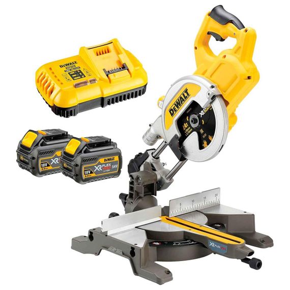 Пила торцовочная аккумуляторная 216*30мм DeWALT DCS777T2