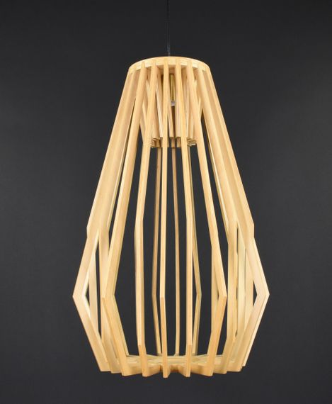 Люстра підвісна на 1 лампочку 27451 Латунь 65-200х40х40 см. | Зображення 4