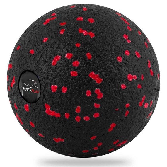 Массажный мяч Паверплей PP-4350 Epp Massage Ball (d8) Черный/Красный | Зображення 1