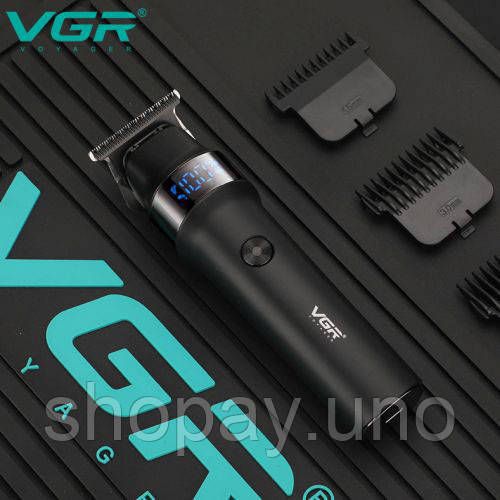 Електрична машинка для стрижки потужна VGR V-987, Модний машинка для стрижки волосся FO-10 | Зображення 7