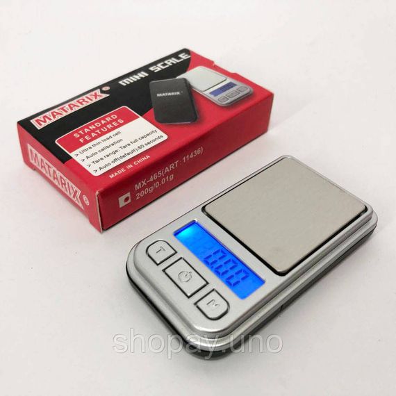 Электронные весы для ювелирных камней MATARIX MX-200GM, Высокоточные весы повышенной точности IR-11 | Зображення 4