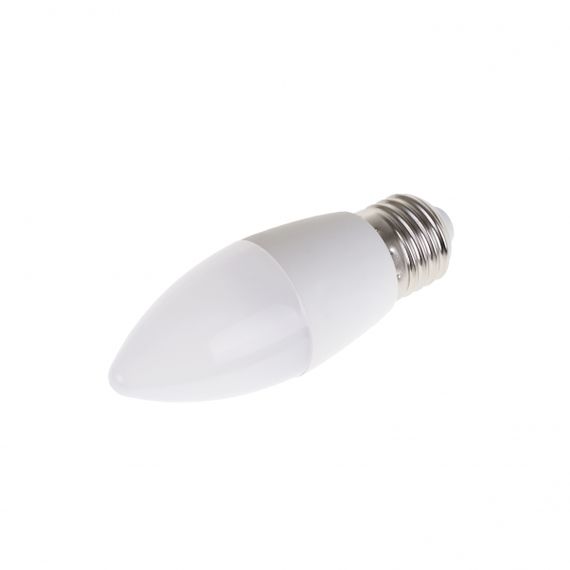 Диммируемая светодиодная лампа 7W E27 С37 NW Dim 220V