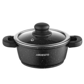 Кастрюля Ardesto Gemini Anzio, 1.2л, алюміній, чорний (AR2412GE)