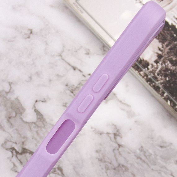 Силиконовый чехол Candy Full Camera для Oppo A78 4G Сиреневый / Dasheen | Зображення 3