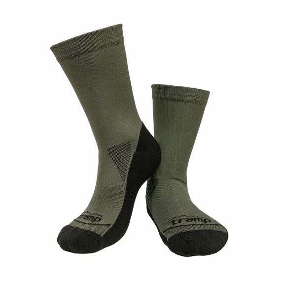 Шкарпетки демісезонні Tramp UTRUS-001-black-olive, 38/40 | Зображення 6