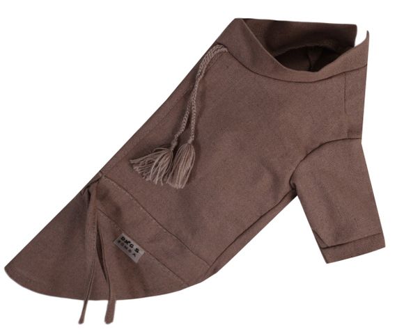 Сорочка лляна коричнева RUB-58 | Зображення 1