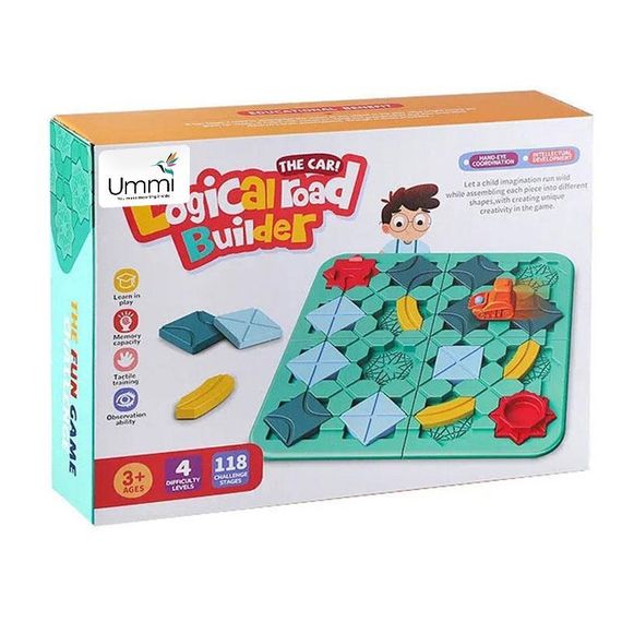 Настольная интерактивная игра Ummi BS779 Logical Road Builder (Mini) Green | Зображення 4