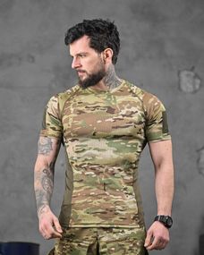 Тактична потоотводна футболка AXEL мультікам ВТ6731