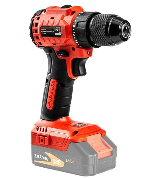 Акумуляторний безщітковий шурупокрут GTM DS18/50BL без АКБ і ЗП у кейсі (DS18/50BL_BARE TOOL) | Зображення 2