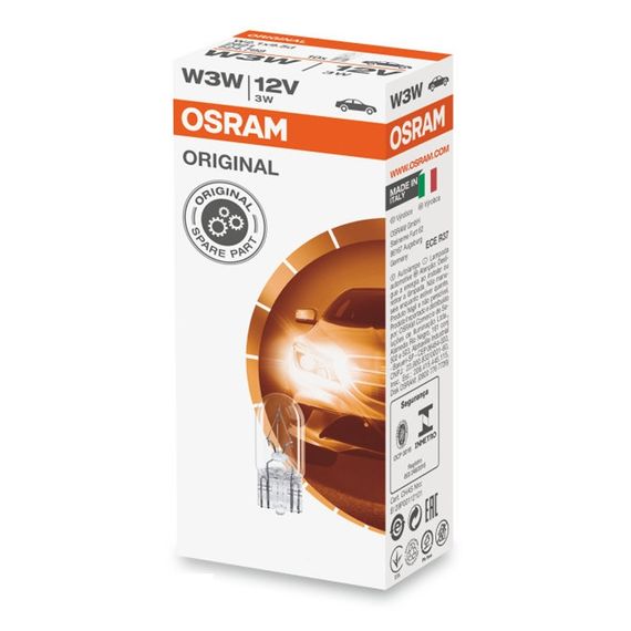 Указательная лампа накаливания OSRAM 2821FS W3W 12V W2.1X9.5D | Зображення 1