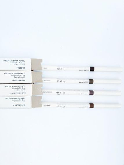 Олівець для брів з щіткою темний Farmasi Ebony 04 0,08 г | Зображення 4