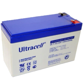 Ultracell UL7-12 7A•г 12В Свинцево-кислотна акумуляторна батарея