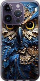 Чехол на iPhone 14 Pro Сова v2 из силикона FCh_096154