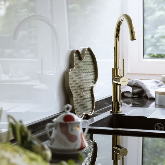 Змішувач для кухні Omnires Tula gold (TL6050GL) | Зображення 1