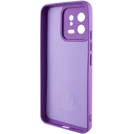 Чехол Silicone Cover Lakshmi Full Camera (A) для Xiaomi 13 Full camera, Фіолетовий / Purple | Зображення 4