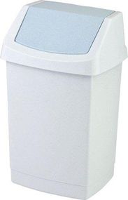 Контейнер для сміття з поворотною кришкою Curver (Курвер) Click-It 50 л (04045) Мармуровий