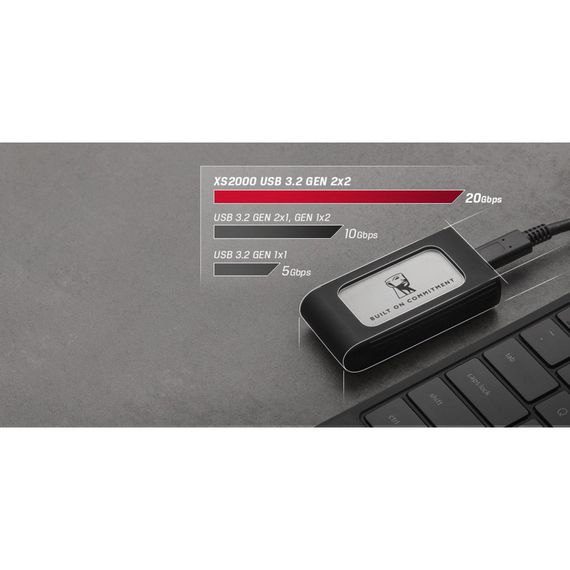 Накопитель SSD USB Type-C 500GB XS2000 Kingston (SXS2000/500GA) | Зображення 5