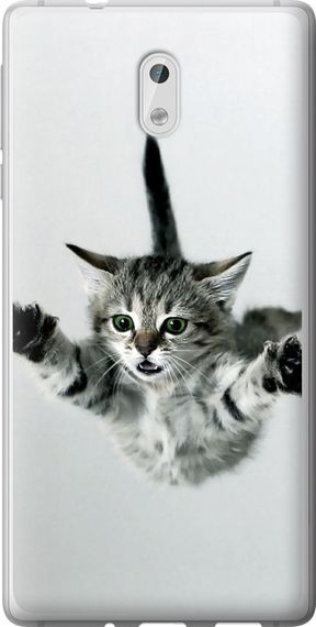 Чехол на Nokia 3 Летящий котёнок "2322u-818-17620"