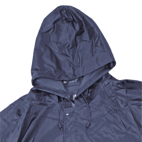 Плащ з капюшоном водонепроникний VOREL, розм. XL, гранатовий колір, з вентиляційними отворами PVC 74654