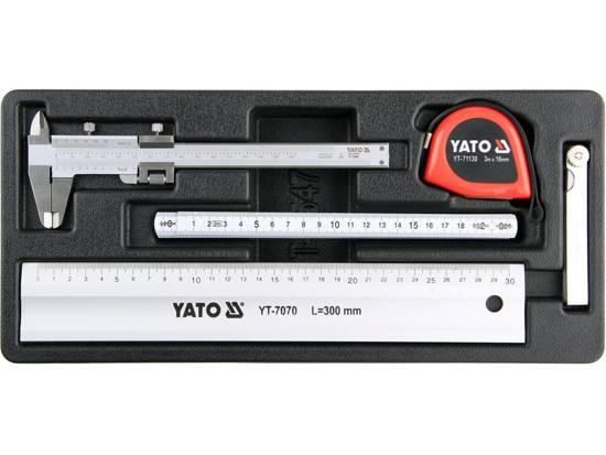 Вклад полка инструментального шкафа измерительный инструмент 5шт YATO YT-55474