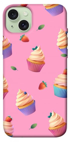 Чохол з картинкою Капкейки для Apple iPhone 15 Plus (6.7")