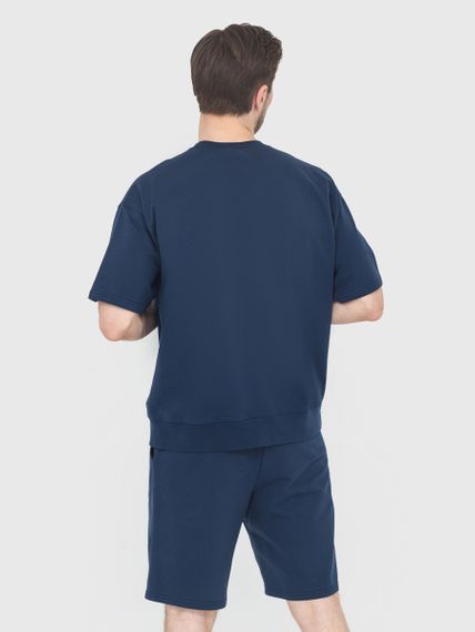 Комплект для чоловіків футболка та шорти синій, 3XL | Зображення 1