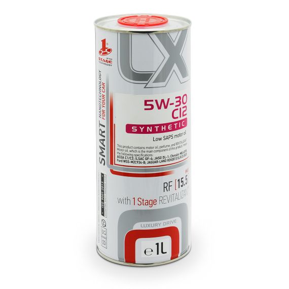 Синтетична олива XADO Luxury Drive 5W-30 C12 жерстяна банка 1 л