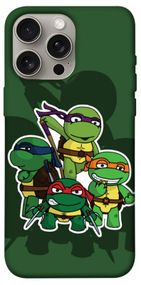 Чохол з картинкою Green turtles для Apple iPhone 15 Pro Max (6.7")
