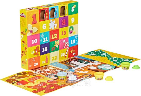 Play-Doh Holiday Advent Calendar 2025 Праздничный Адвент-календарь Оригинал Hasbro | Зображення 3