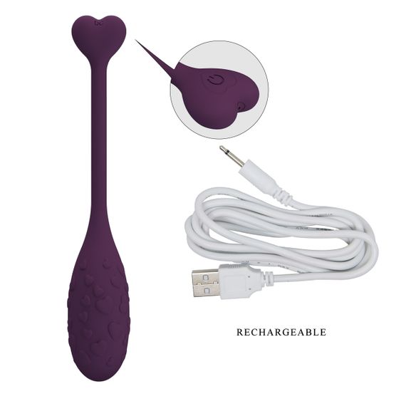 Віброяйце кероване смартфоном Pretty Love - Fisherman Purple Mobile APP, BI-300016HP-1 Sex Aura | Зображення 8