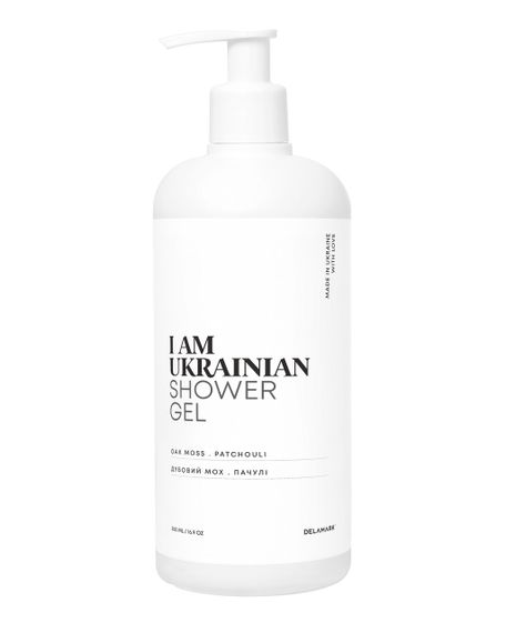 Гель для душу DeLaMark I am Ukrainian Дубовий мох + Пачулі 500 мл (4820152333056)