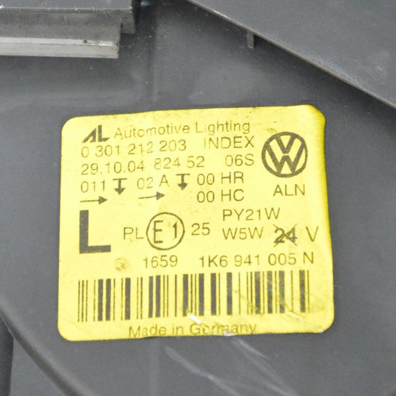 Фара ліва Volkswagen Golf V 2003-2009 Фара передня ліва Фольксваген Гольф 5 1K6941005N | Зображення 5