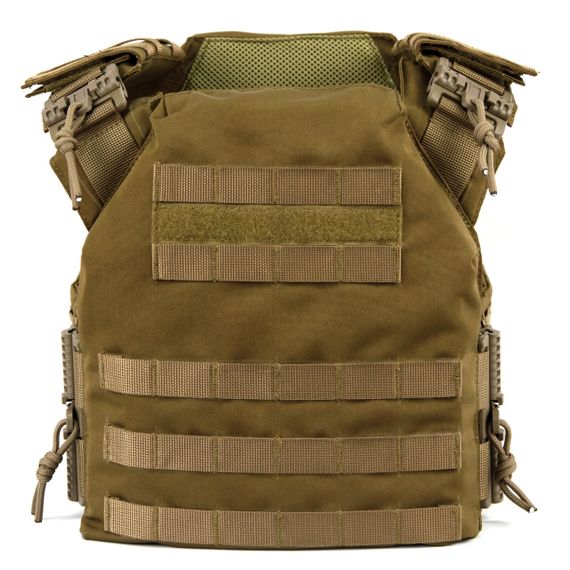 Плитоноска Plate Carrier зі швидким скиданням Cordura 600 D Койот (coyote) | Зображення 7
