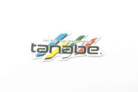 Наклейка шильдик TANABE (14х5 см, хром) con4524)