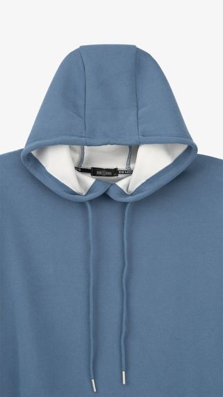 Худі однотонний чоловічий Demos 1637 M Синій shop (2000999209550) | Зображення 1