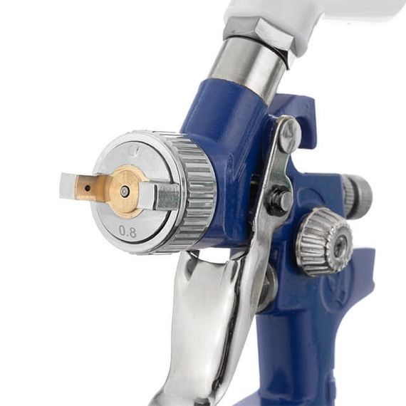 Набір 3 фарбопульта HVLP: 0,8 мм, 1,3 мм, 1,7 мм INTERTOOL PT-1505 | Зображення 3