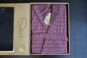 Женский халат Sikel Bordo с капюшоном M